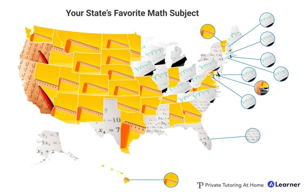 Your State’s Favorite Math Subject